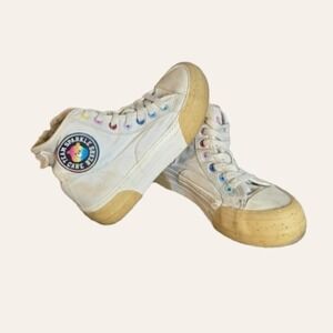 Limited Edition Zara Kids "Team Sparkle Care Bears" High-Top Sneakers Size 1